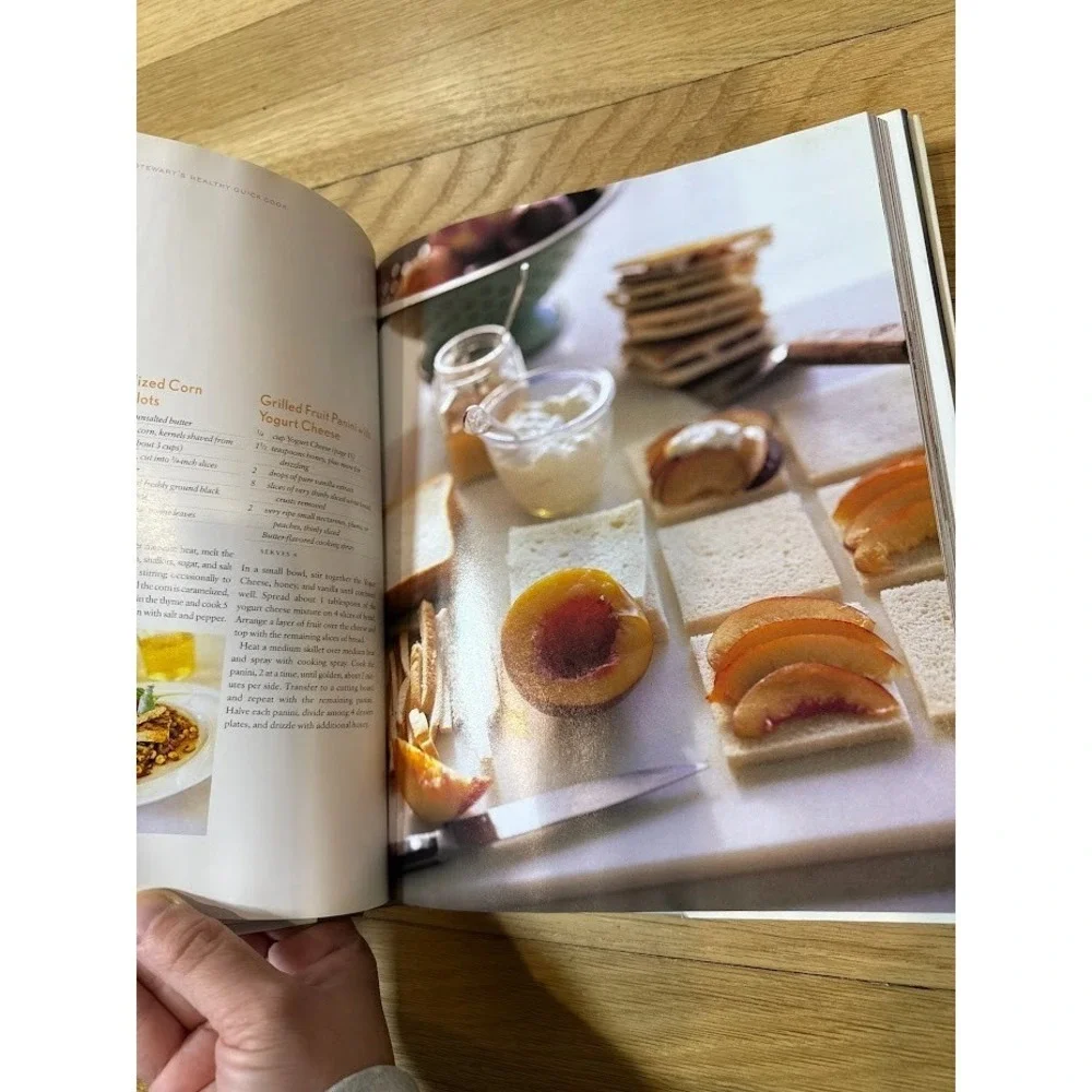 Lot of 4 Martha Stewart Cookbooks, Baking Quick Cook & Martha Living 80s-90s VTG